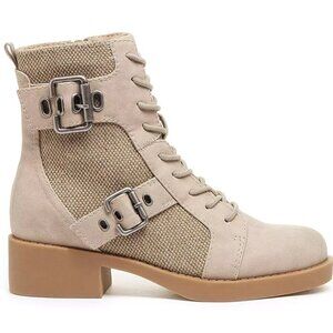 Women's Beige Ankle Boots